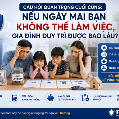 Nếu mắc bệnh nặng và phải nghỉ làm, tài chính gia đình sẽ ra sao?