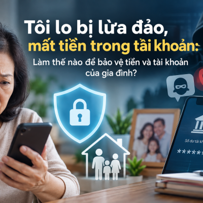 Tôi lo bị lừa đảo, mất tiền trong tài khoản: Làm thế nào để bảo vệ tài chính gia đình?