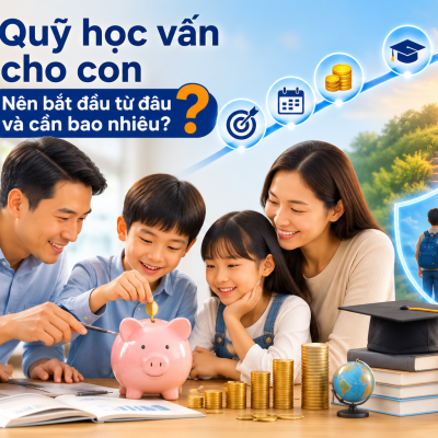 Cần để dành bao nhiêu tiền cho con học đại học? Cách xây Quỹ Học vấn từ sớm