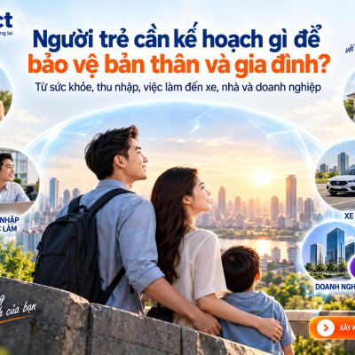 Người trẻ cần kế hoạch gì để bảo vệ bản thân và gia đình? Từ sức khỏe, thu nhập đến tài sản và doanh nghiệp
